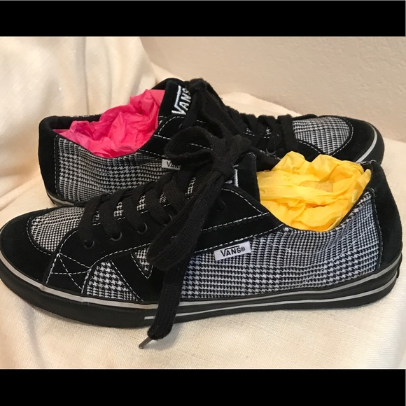houndstooth vans shoes
